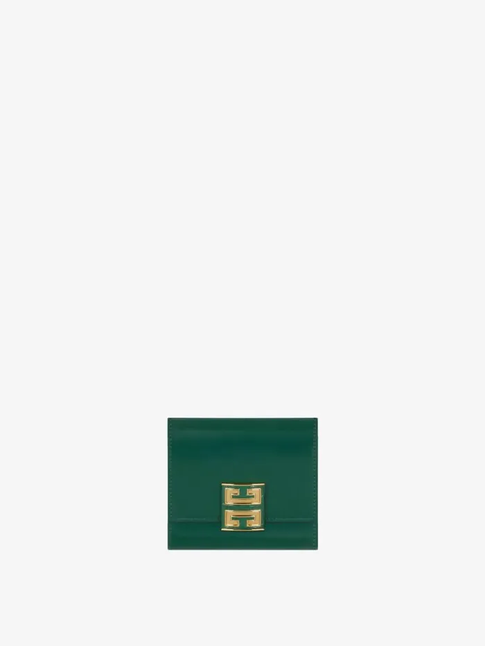 4g Wallet In Box Leather Emerald Green Women Givenchy Wallets and Card Holders