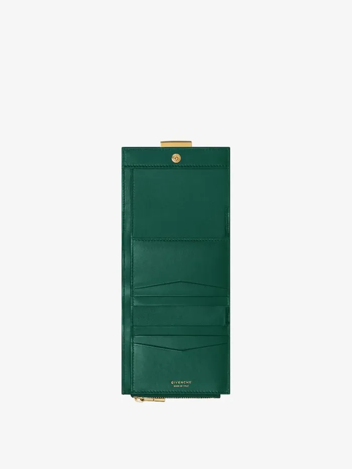 4g Wallet In Box Leather Emerald Green Women Givenchy Wallets and Card Holders