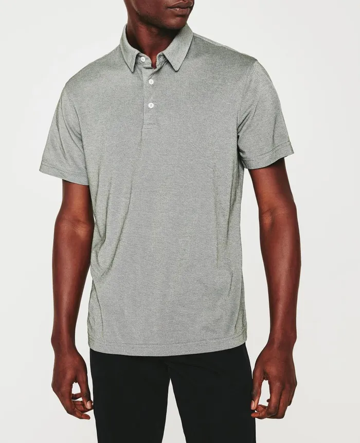 AG Jeans Bryce Polo Pine Needle Men Polos