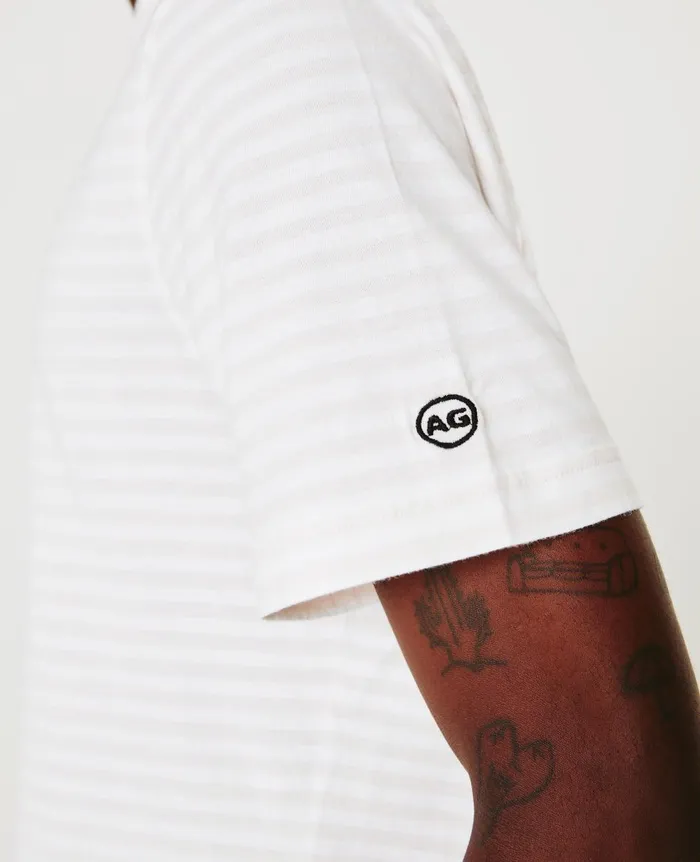 AG Jeans Bryce Polo True Whiterose Fog Men Polos AG Jeans Bryce Polo True Whiterose Fog Men Polos