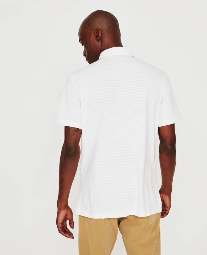 AG Jeans Bryce Polo True Whiterose Fog Men Polos AG Jeans Bryce Polo True Whiterose Fog Men Polos