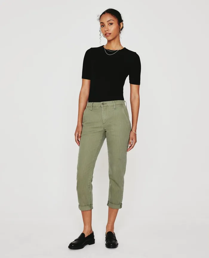 AG Jeans Caden Sulfur Cavalry Sage Women Pants