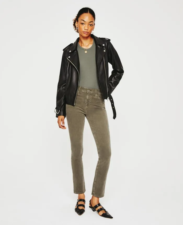 AG Jeans Mari 1 Year Sulfur Armory Green Women Pants