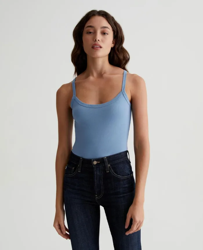 AG Jeans Wittney Tank Clear Skies Women Tees and Tanks