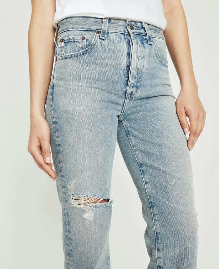 Alexxis Crop 21 Years Road Trip Destructed Women AG Jeans Denim Alexxis Crop 21 Years Road Trip Destructed Women AG Jeans Denim