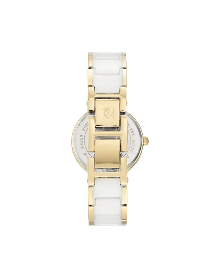 Anne Klein Consider It Solar Powered Ceramic Watch White Women Watches 038 Jewelry
