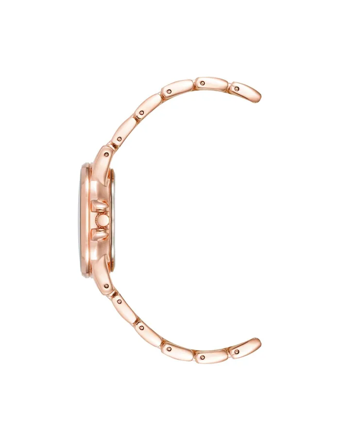 Anne Klein Gemstone Dial Bracelet Watch Aventurine Women Watches 038 Jewelry