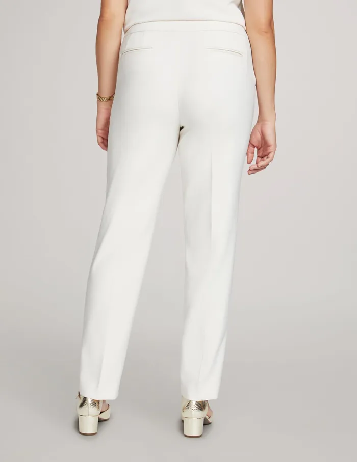Anne Klein Petite Anne Contour Stretch Bowie Pant Anne White Women Clothing