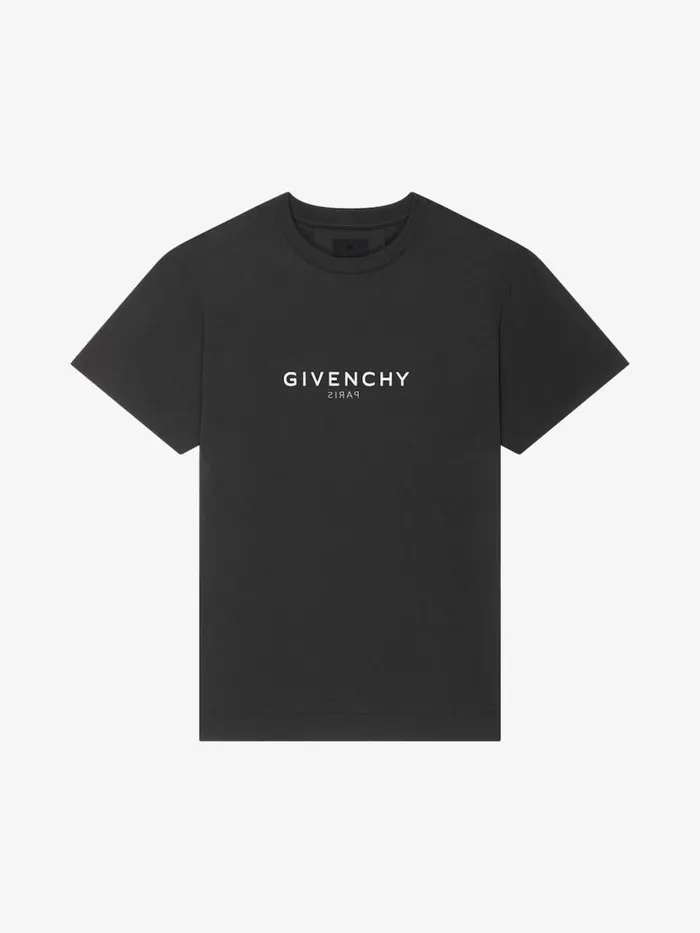 Archetype Slim Fit TShirt In Cotton Charcoal Men Givenchy TShirts