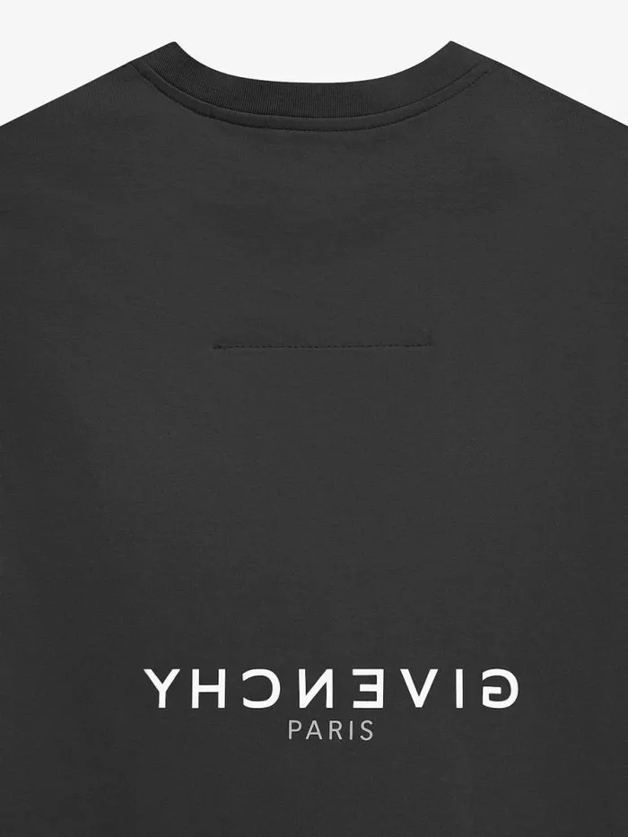 Archetype Slim Fit TShirt In Cotton Charcoal Men Givenchy TShirts
