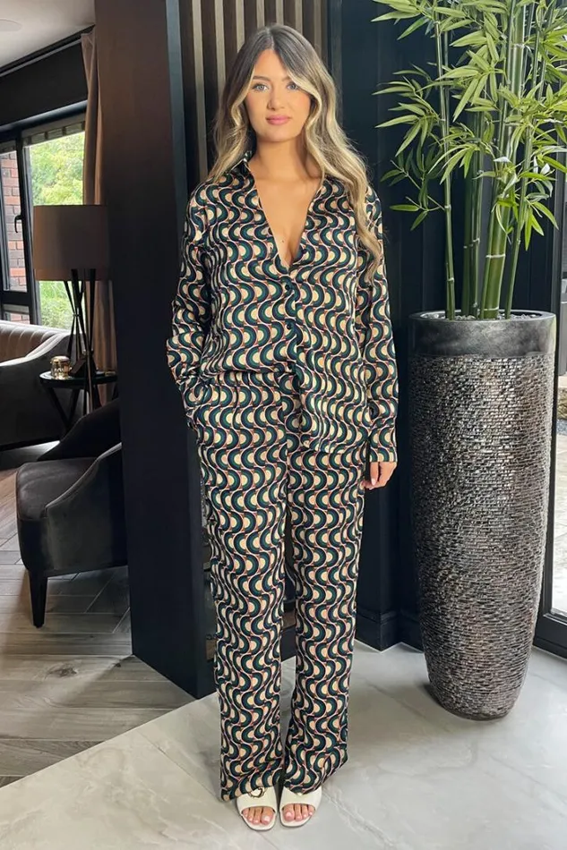 AX Paris Multi Printed Trousers Trousers and Leggings