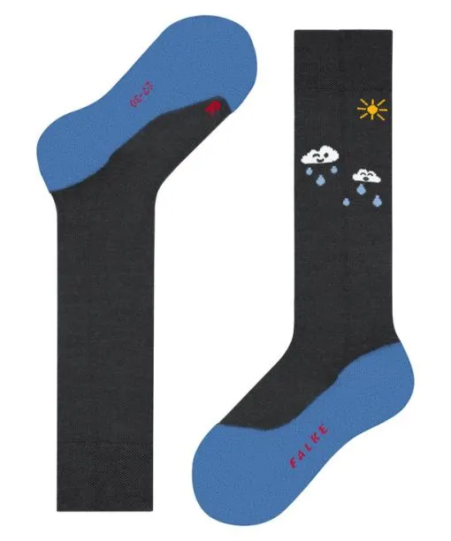 Babies and Kids Active Rainboot Kids Kneehigh Socks Indigo Mel FALKE Knee High Socks