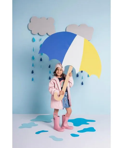 Babies and Kids Active Rainboot Kids Kneehigh Socks Indigo Mel FALKE Knee High Socks