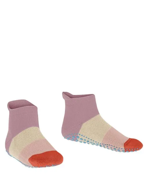 Babies and Kids Colour Block Kids House Socks Brick FALKE House Socks