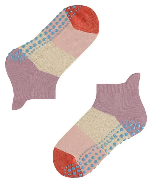 Babies and Kids Colour Block Kids House Socks Brick FALKE House Socks