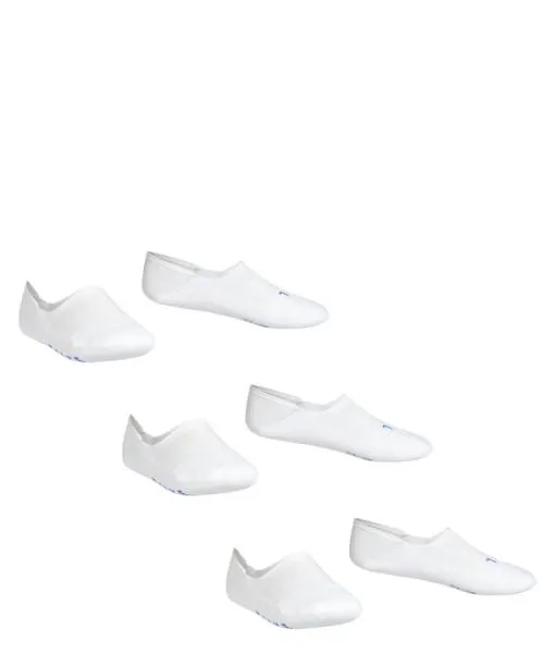 Babies and Kids Cool Kick 3Pack Kids No Show Socks White FALKE No Show Socks