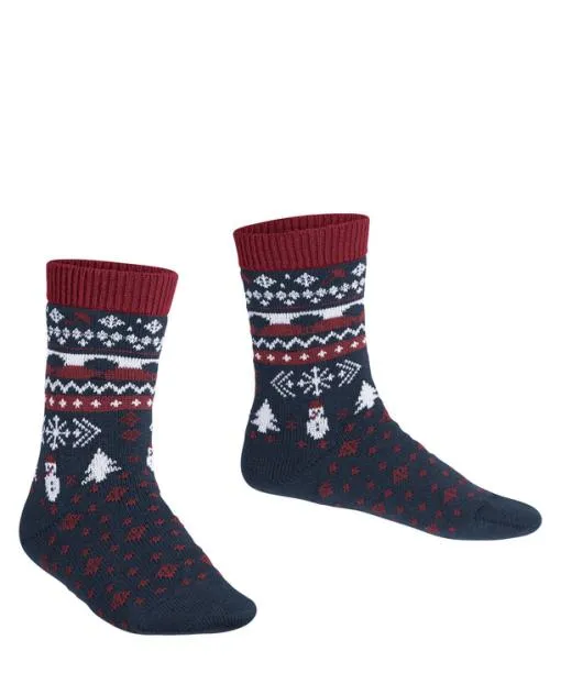 Babies and Kids Weather Fair Isle Kids Socks Darkblue FALKE Socks