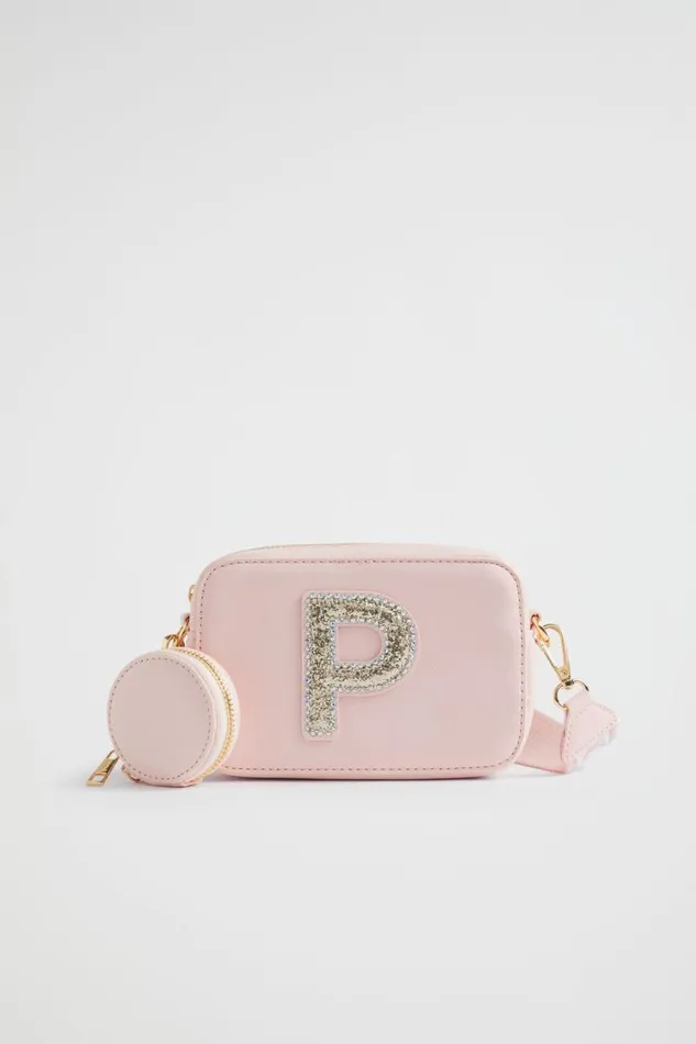 Bags Girl Seed Heritage Glitter Initial Bag P