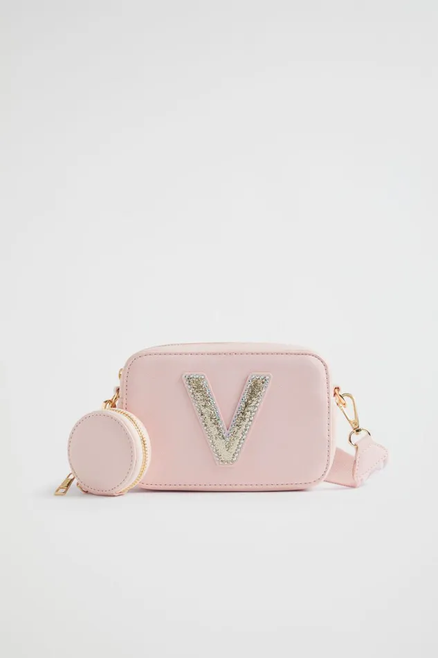 Bags Girl Seed Heritage Glitter Initial Bag V