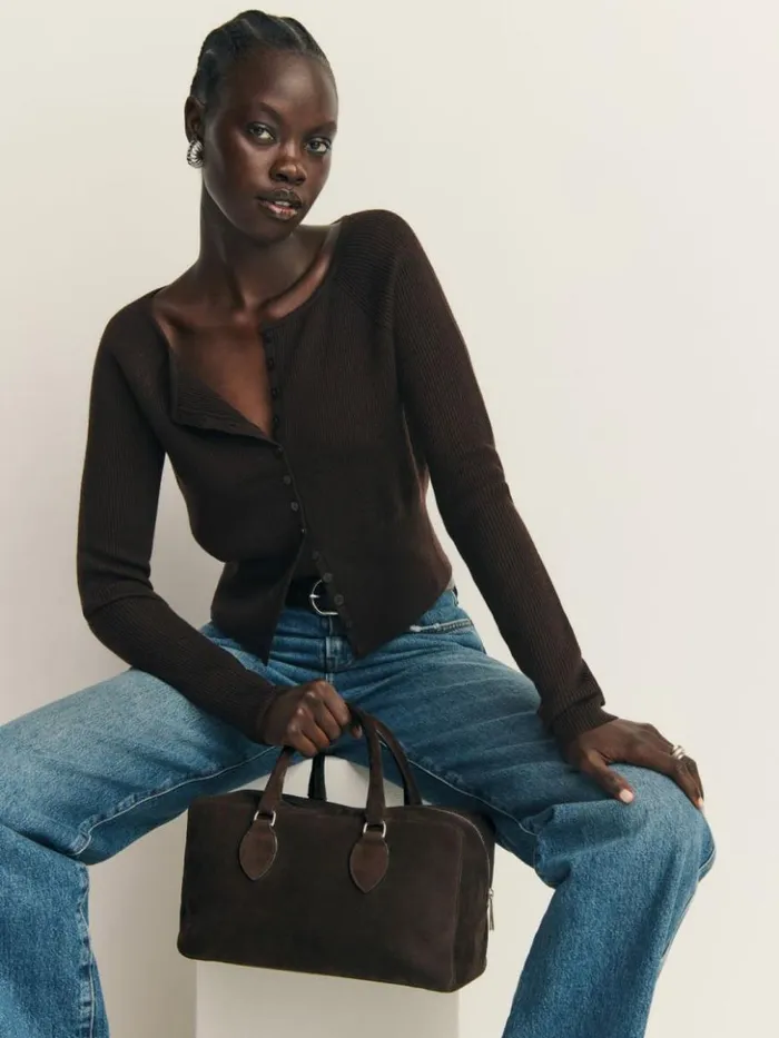 Bags The Reformation Medium Patrizia Bag Boss Suede