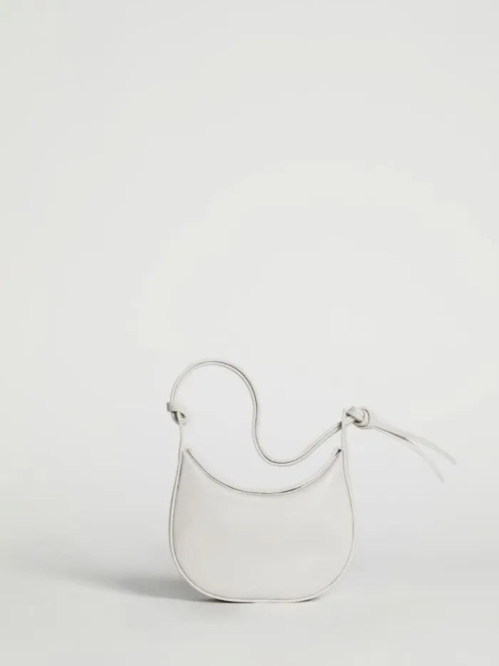 Bags The Reformation Mini Rosetta Shoulder Bag White Leather