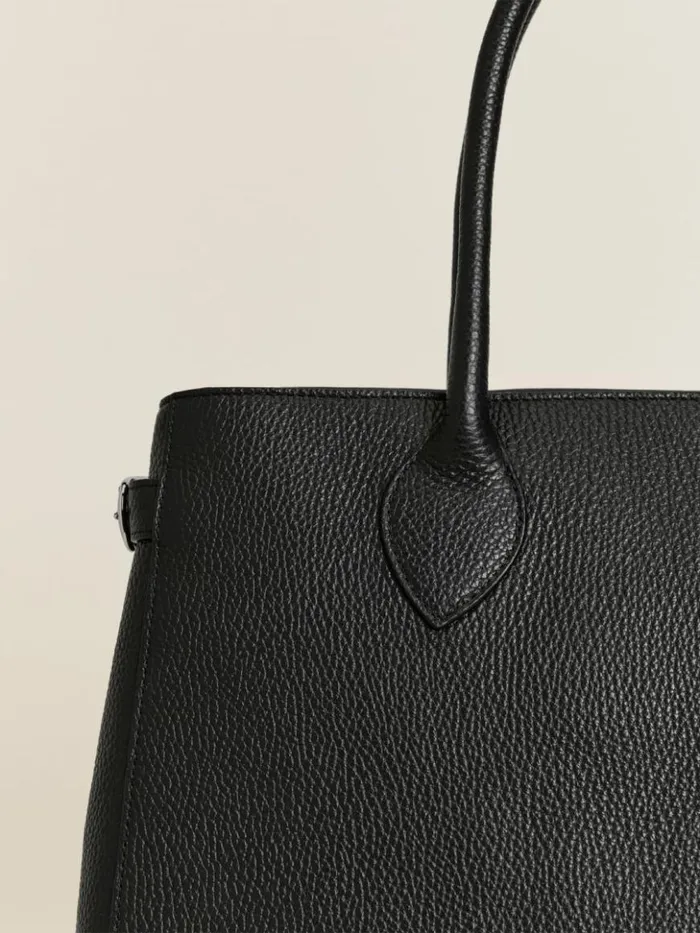 Bags The Reformation Oversized Patrizia Bag Black Leather