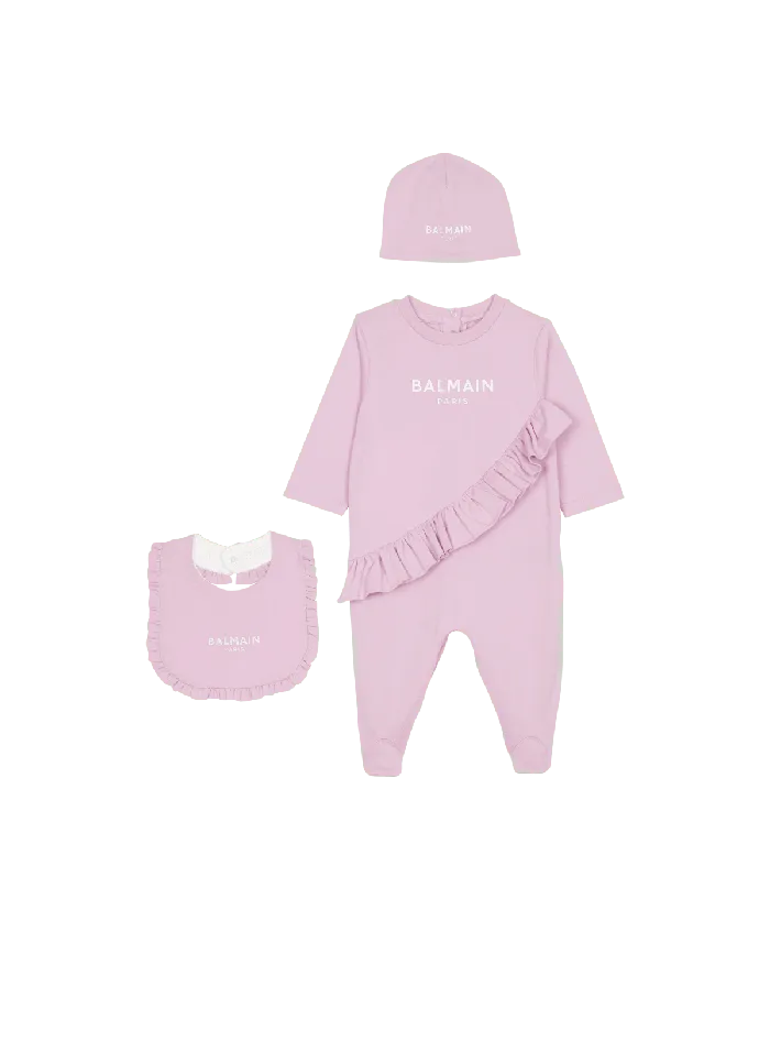 Balmain Kids 3piece Set Purple