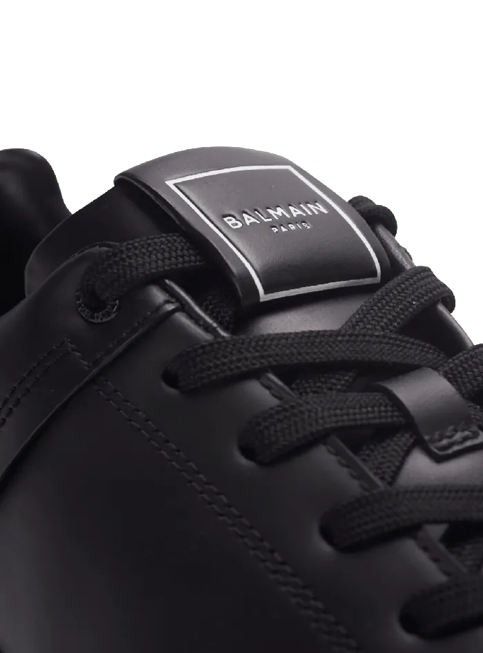 Balmain Sneakers Men BCourt Trainers In Calfskin Black