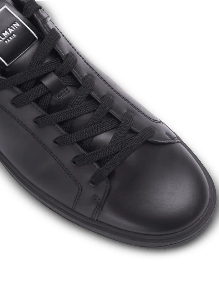 Balmain Sneakers Men BCourt Trainers In Calfskin Black