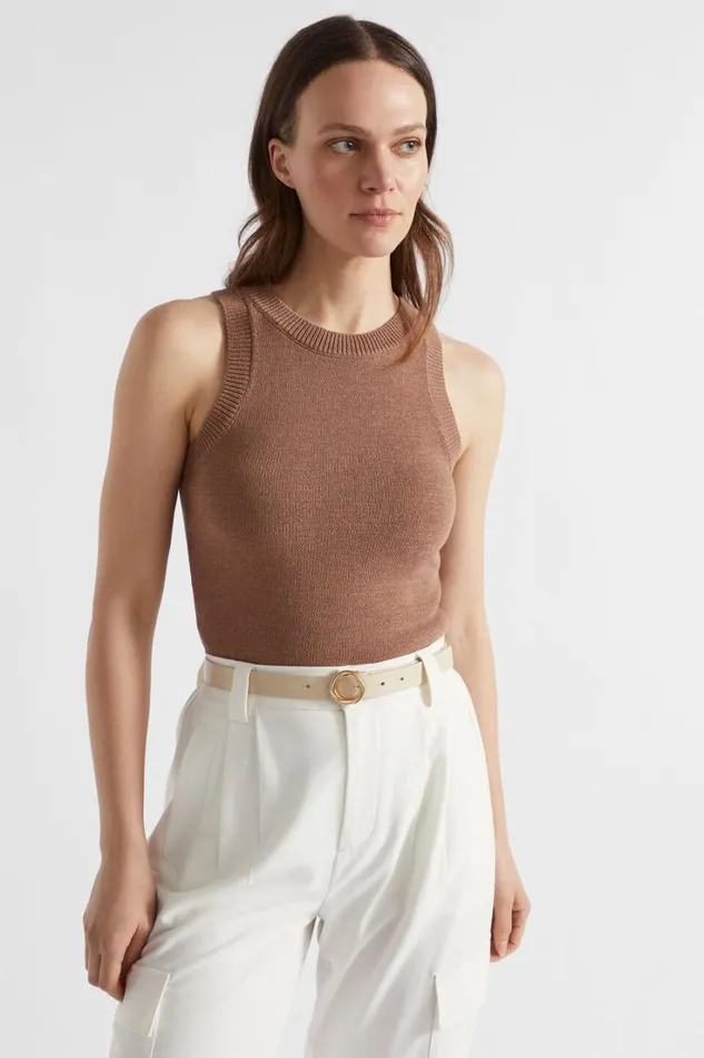 Belts Woman Seed Heritage Spencer Leather Hip Belt Stone