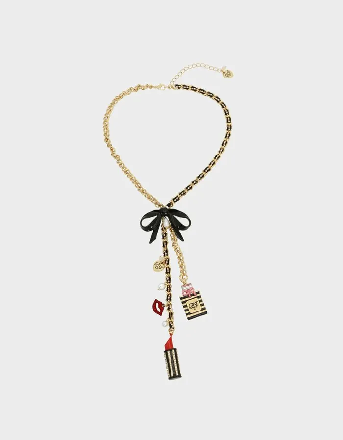 Betsey Johnson Women GOING ALL OUT CHARM Y NECKLACE MULTI Betsey Johnson Women GOING ALL OUT CHARM Y NECKLACE MULTI