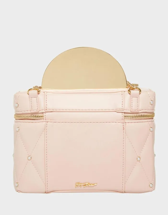 Betsey Johnson Women KITSCH MIRROR MIRROR VANITY CROSSBODY BLUSH Betsey Johnson Women KITSCH MIRROR MIRROR VANITY CROSSBODY BLUSH