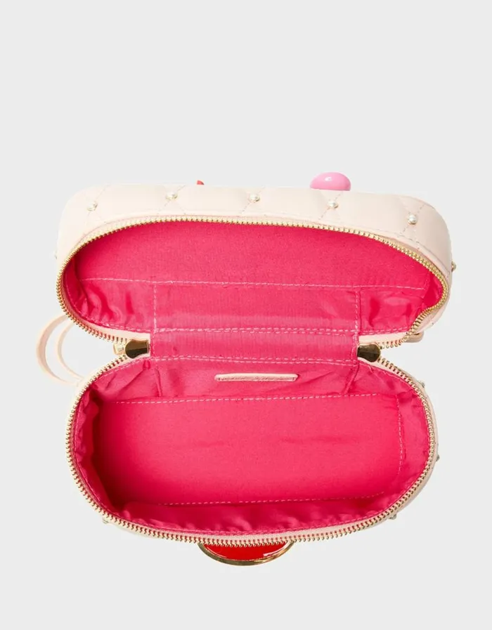 Betsey Johnson Women KITSCH MIRROR MIRROR VANITY CROSSBODY BLUSH Betsey Johnson Women KITSCH MIRROR MIRROR VANITY CROSSBODY BLUSH
