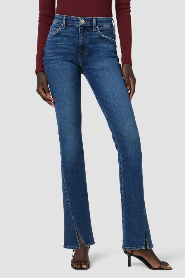 Bootcut Women Hudson Jeans Barbara HighRise Baby Bootcut Jean W Split Hem Indigo Bells Bootcut Women Hudson Jeans Barbara HighRise Baby Bootcut Jean W Split Hem Indigo Bells