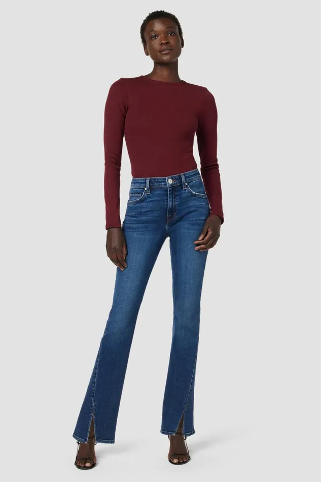 Bootcut Women Hudson Jeans Barbara HighRise Baby Bootcut Jean W Split Hem Indigo Bells Bootcut Women Hudson Jeans Barbara HighRise Baby Bootcut Jean W Split Hem Indigo Bells