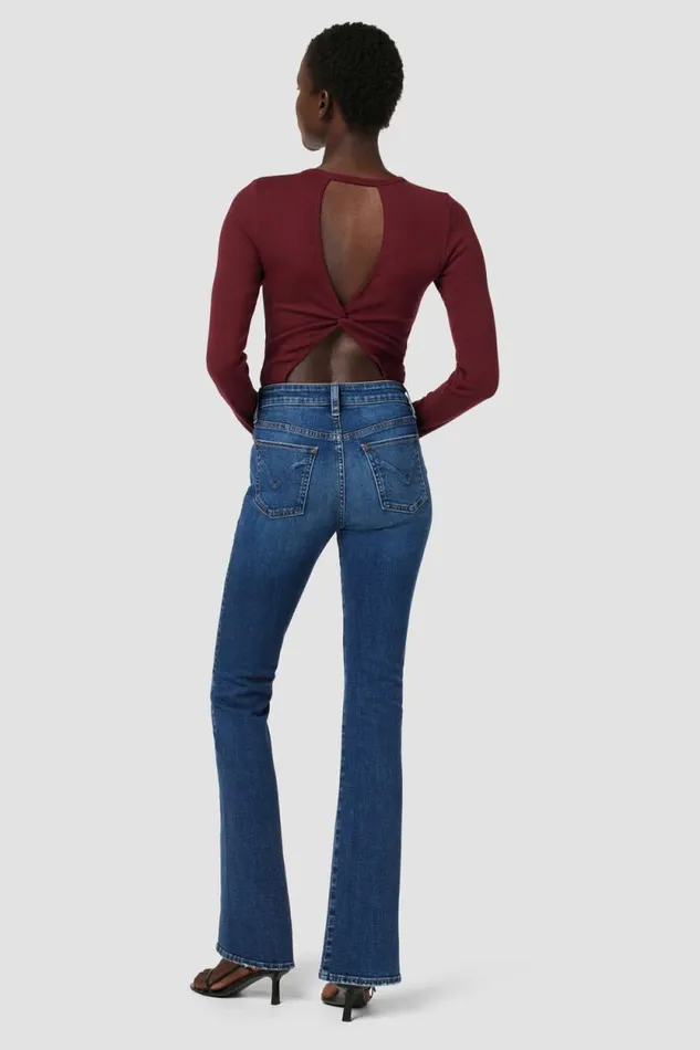Bootcut Women Hudson Jeans Barbara HighRise Baby Bootcut Jean W Split Hem Indigo Bells Bootcut Women Hudson Jeans Barbara HighRise Baby Bootcut Jean W Split Hem Indigo Bells