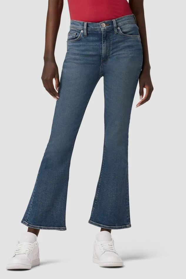 Bootcut Women Hudson Jeans Barbara HighRise Bootcut Crop Jean Scenic