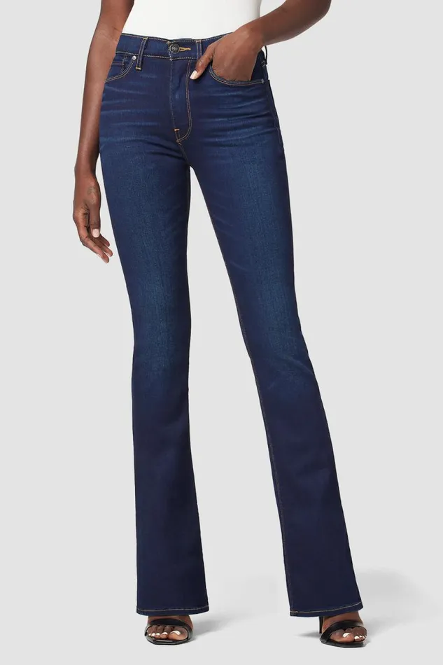 Bootcut Women Hudson Jeans Barbara HighRise Bootcut Petite Jean Requiem
