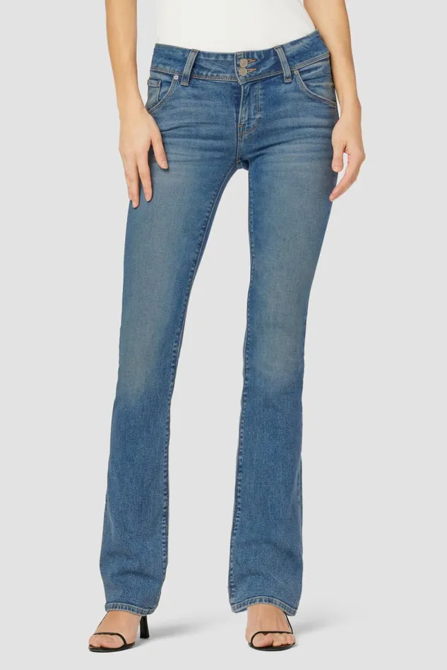 Bootcut Women Hudson Jeans Beth MidRise Baby Bootcut Jean Golden