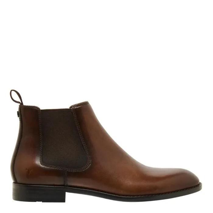 Boots Men Windsor Smith DANIELE DARK BROWN LEATHER BOOTS