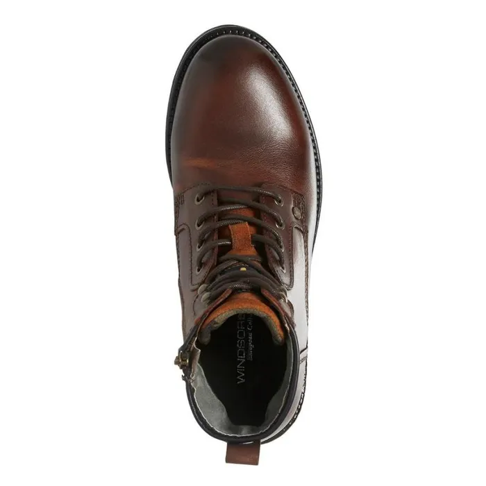 Boots Men Windsor Smith JUSTIN COGNAC LEATHER BOOTS Boots Men Windsor Smith JUSTIN COGNAC LEATHER BOOTS