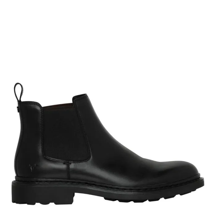Boots Men Windsor Smith NIALL BLACK LEATHER BOOTS