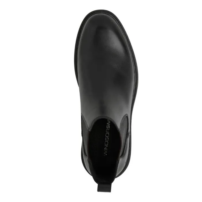 Boots Men Windsor Smith NIALL BLACK LEATHER BOOTS Boots Men Windsor Smith NIALL BLACK LEATHER BOOTS