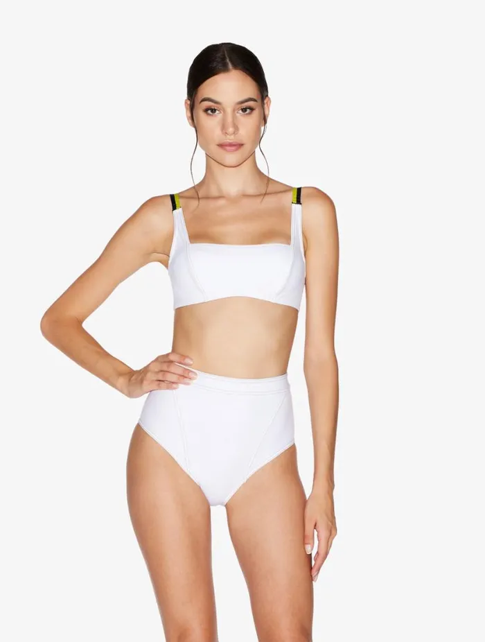 Bralette Bikini Top In White Swim La Perla Bikinis