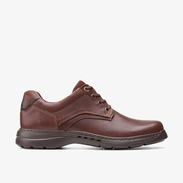 Brawley Pace Mahogany Leather Men Clarks Casual Dress Shoes