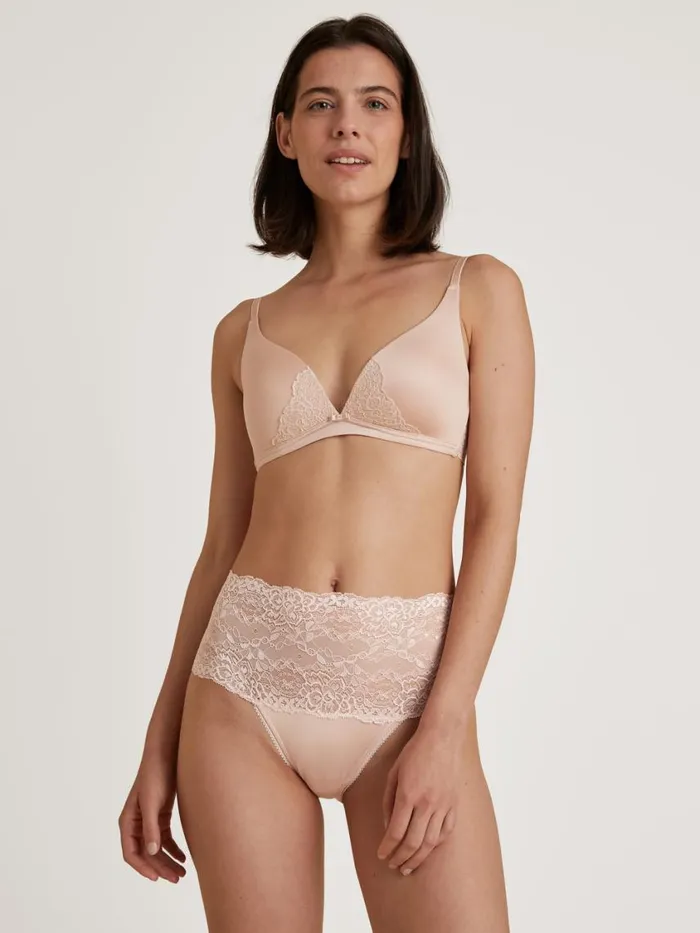 CALIDA Bras Women Soft Bra Lace Parfait Pink