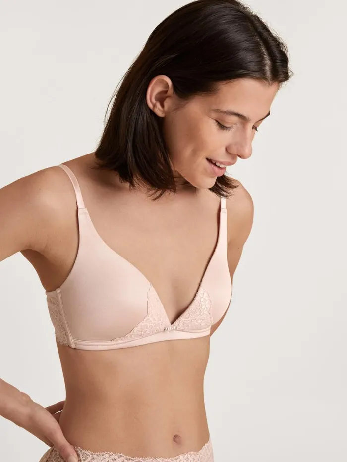 CALIDA Bras Women Soft Bra Lace Parfait Pink