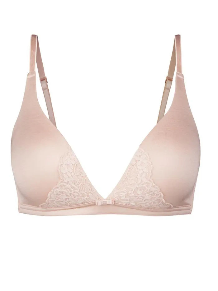 CALIDA Bras Women Soft Bra Lace Parfait Pink