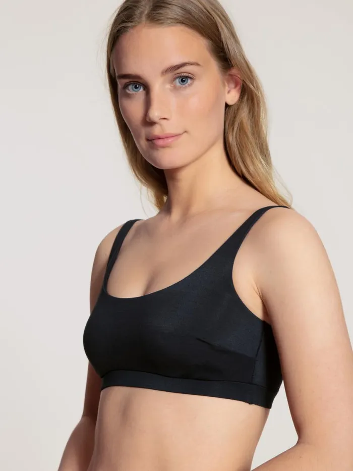 CALIDA Functional Underwear Women Bustier Cradle To Cradle Certified Black C2c