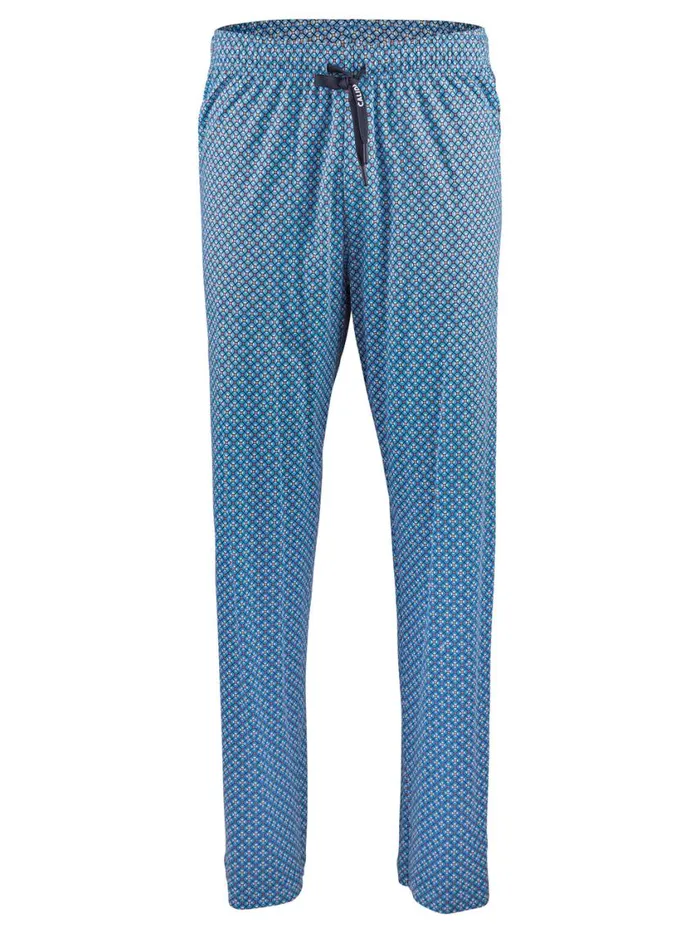 CALIDA Pyjama Pants Men Long Pants With Side Pockets Azurit Blue